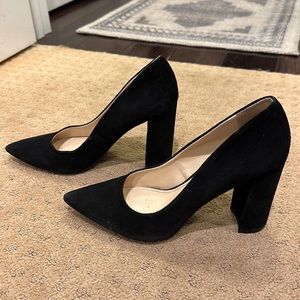 Black Nine West Women’s Block Heels Size 8.5